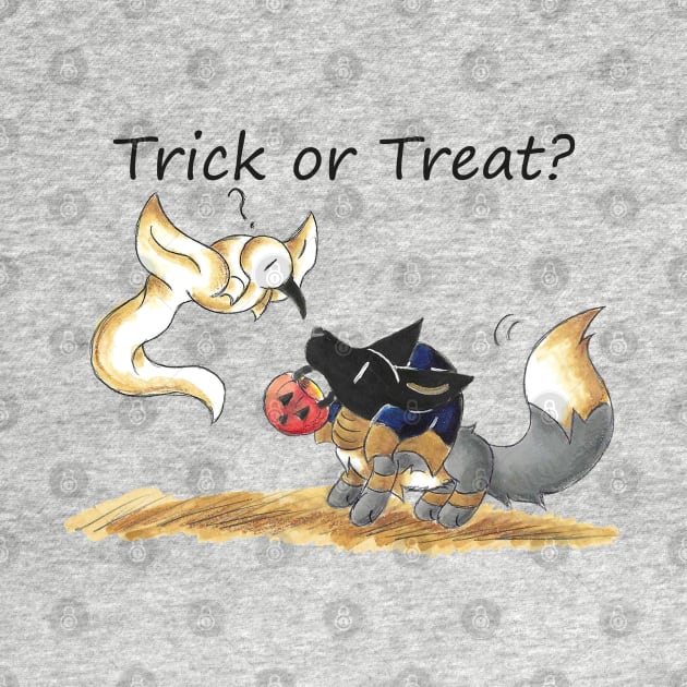 Tomb Trick or Treater (Trick or Treat?) by KristenOKeefeArt